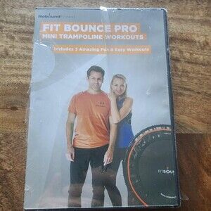 Rebound Fitness Fit Bounce Pro: Mini Trampoline Workout DVD - Orange/Black